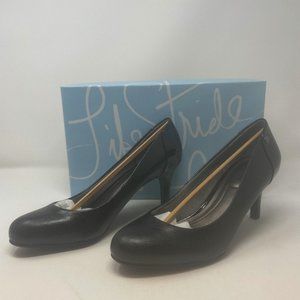 LifeStride Wide Women's Lively Dress Pump Black Comfort WIDE Size NEW FAST SHIP!